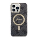 Apple iPhone 15 Pro Max Guess IML 4G MagSafe tok (Fekete) - GUHMP15XH4STK