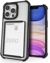 Apple iPhone 14 Pro MOLAN CANO HN7 strapabíró hátlap tok kártyatartóval (Fekete)