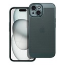 Apple iPhone 15 Breezy lyukacsos műanyag hátlap tok (Zöld)