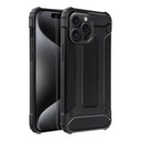 Apple iPhone 15 Pro Max armor ütésálló hátlap tok (Fekete)