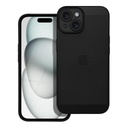Apple iPhone 15 Breezy lyukacsos műanyag hátlap tok (Fekete)