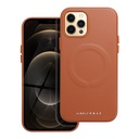 Apple iPhone 12 Pro Roar Leather magsafe hátlap tok (Barna)