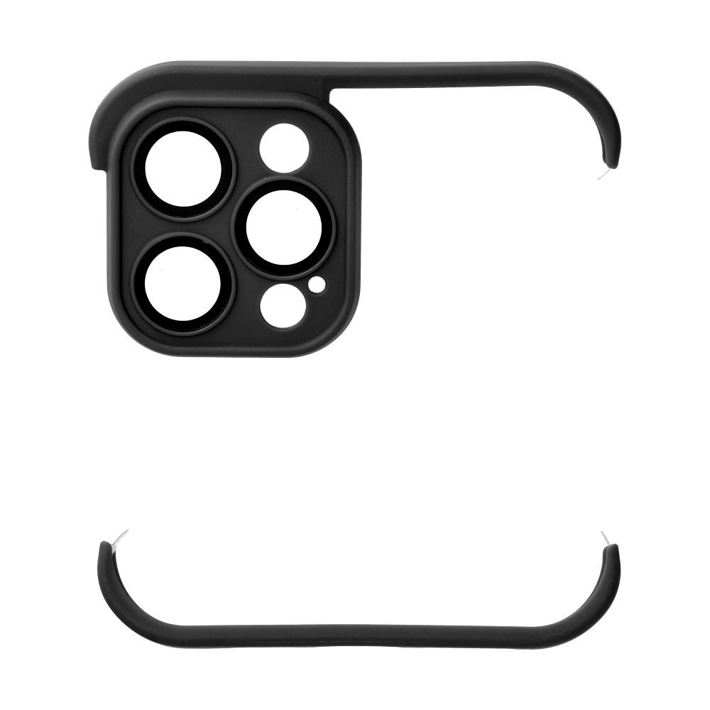 Apple iPhone 12 Pro Max Mini Bumpers tok kameravédelemmel (Fekete)