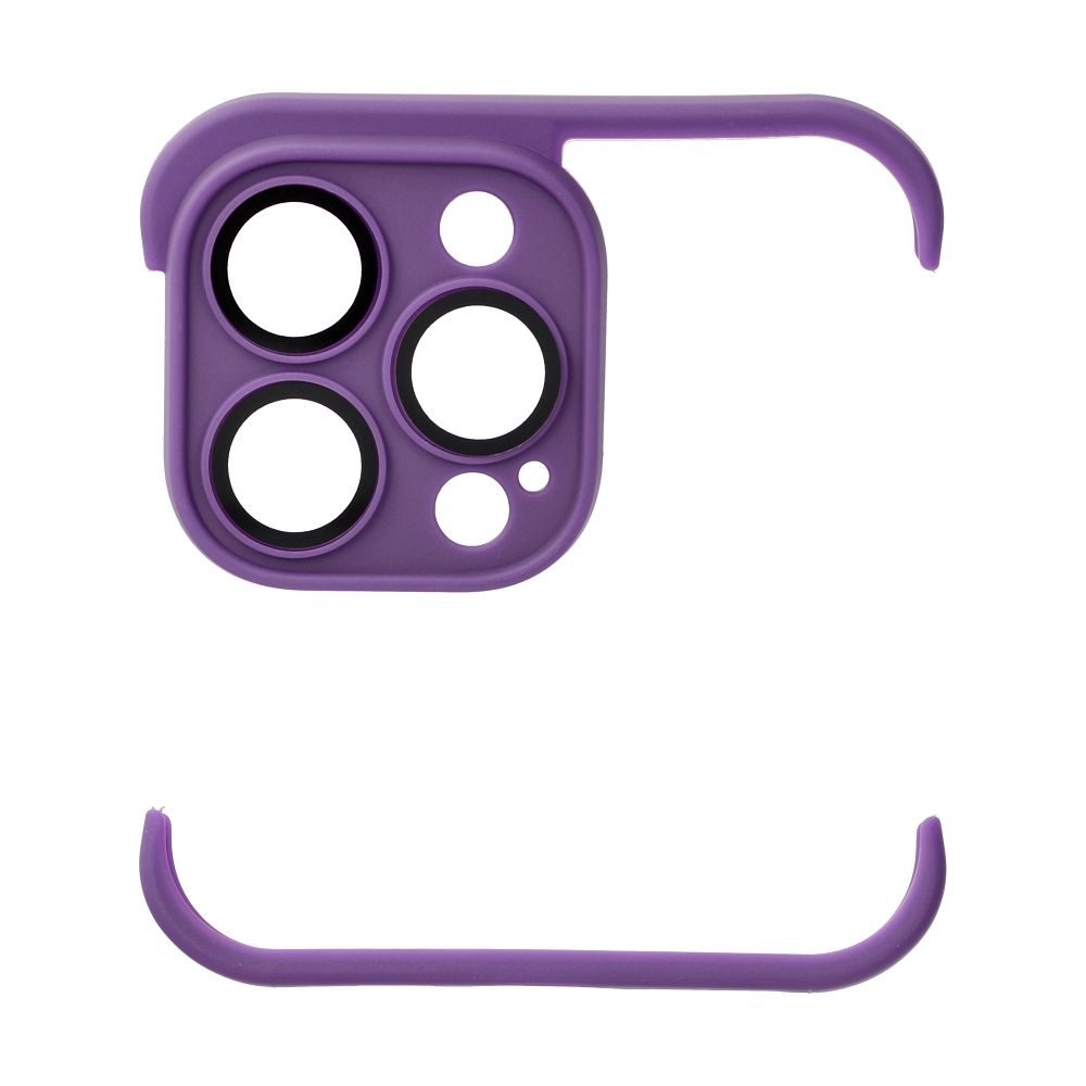 Apple iPhone 13 Pro Mini Bumpers tok kameravédelemmel (Sötétlila)