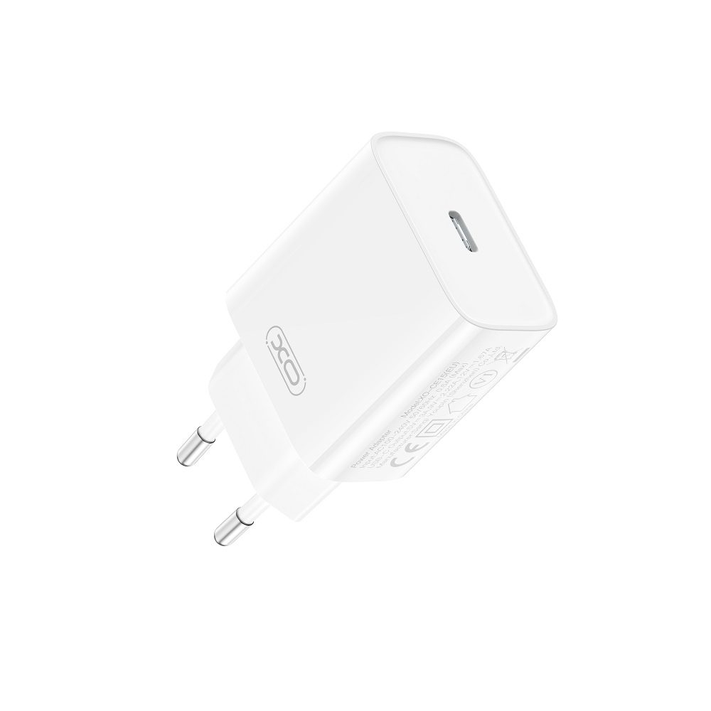 XO CE15 PD 20W gyorstöltő (Fehér) – USB-C csatlakozó