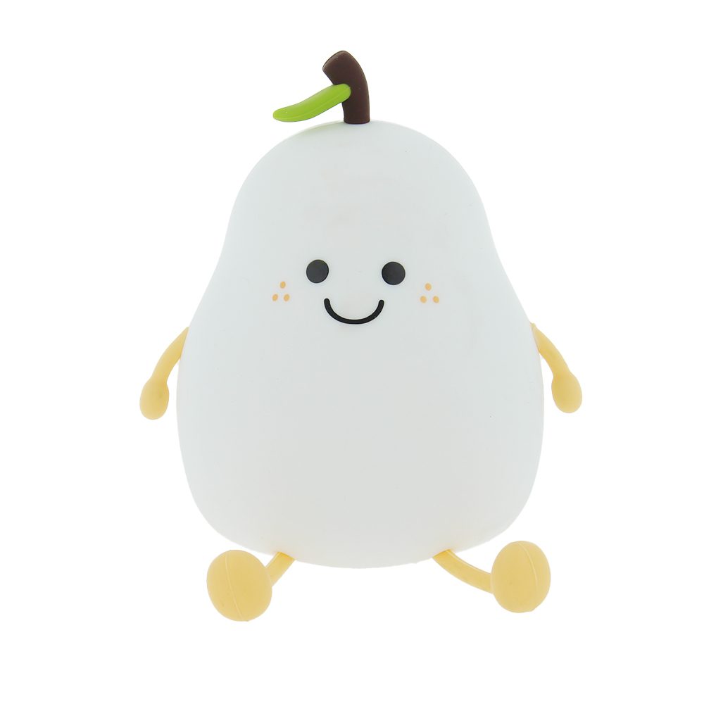 Forever Lucky Pear FNL-02 több színben világító LED éjszakai lámpa, beépített akkumulátorral fehér,RGB