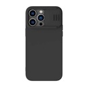 Apple iPhone 15 Plus Nillkin Silky hátlap tok (Fekete)
