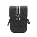 Guess 4G Printed Stripe Phone Bag (Fekete) - GUWBP4RPSK