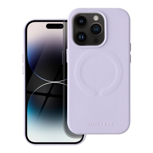 Apple iPhone 14 Pro Roar Leather magsafe hátlap tok (Lila)