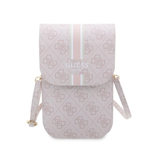 Guess 4G Printed Stripe Phone Bag (Rózsaszín) - GUWBP4RPSP