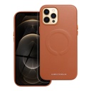 Apple iPhone 12 Pro Max Roar Leather magsafe hátlap tok (barna)