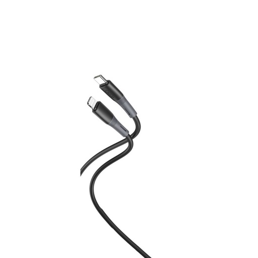 XO NB-Q226A USB-C–Lightning adatkábel (Fekete) – 1 m, 27W