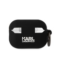 Karl Lagerfeld 3D Logo NFT Karl and Choupette Silicone tok AirPods Pro 2 (Fekete) - KLAP2RUNKC