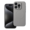 Apple iPhone 15 Pro Silicone mag cover magsafe hátlap tok (Titánium szürke)