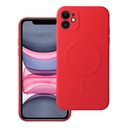 Apple iPhone 11 Silicone mag cover magsafe hátlap tok (Piros)