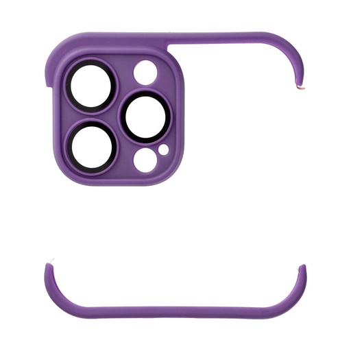 Apple iPhone 13 Pro Max Mini Bumpers tok kameravédelemmel (Sötétlila)