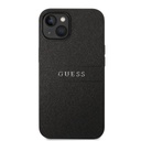 Apple iPhone 14 Guess PU Leather Saffiano tok (Fekete) - GUHCP14SPSASBBK