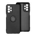 Samsung Galaxy A25 5G silicone ring hátlap tok (Fekete)