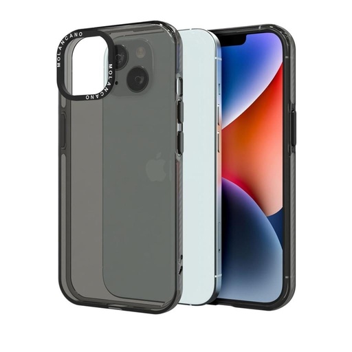 Apple iPhone 11 MOLAN CANO rainbow TPU MAGSAFE hátlap tok (Fekete)