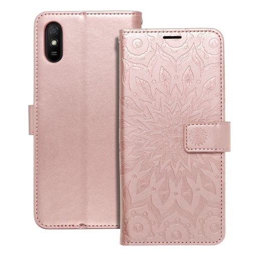 Xiaomi Redmi 9AT / Redmi 9A Forcell MEZZO nyitható tok (Rosegold)