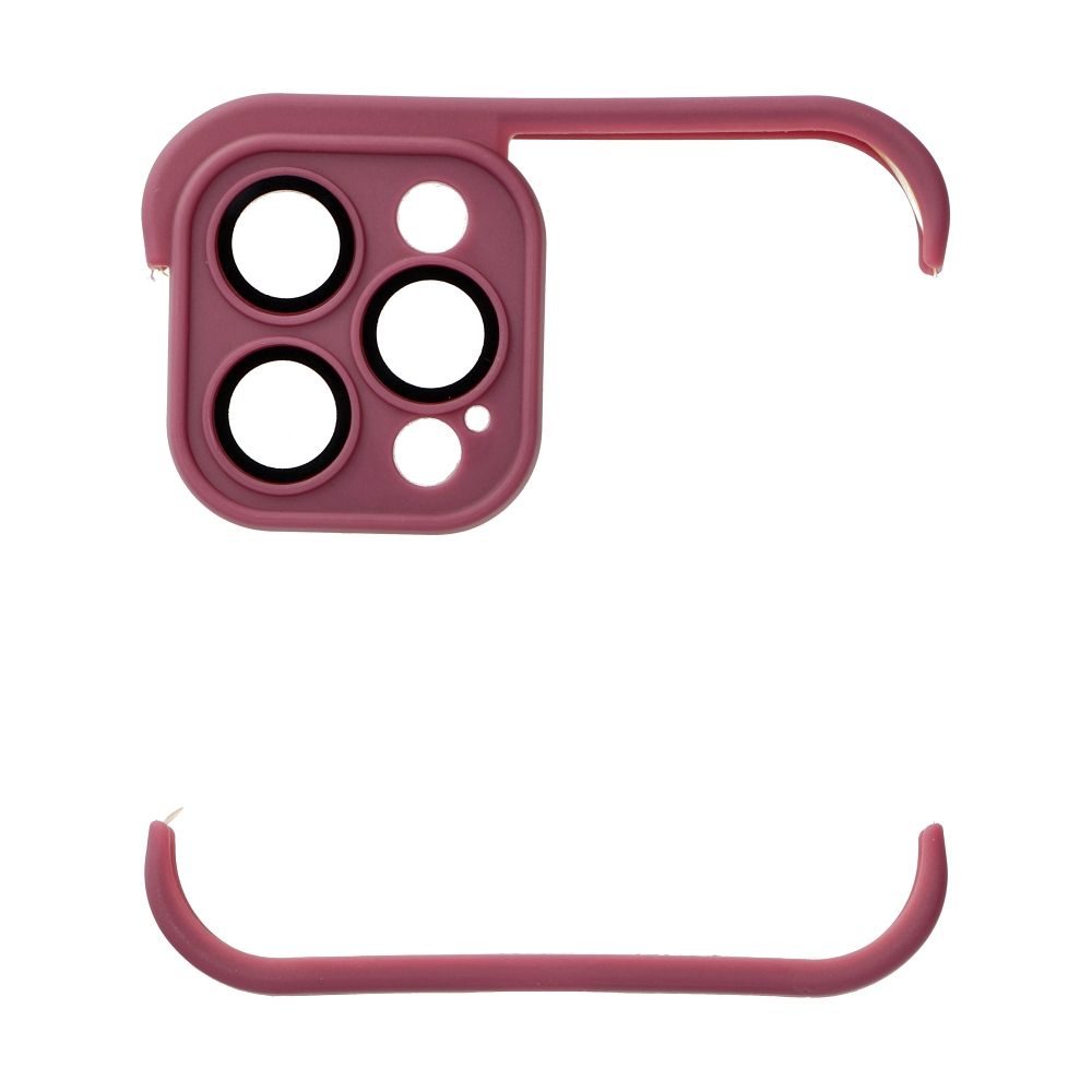 Apple iPhone 12 Pro Mini Bumpers tok kameravédelemmel (Cseresznye)