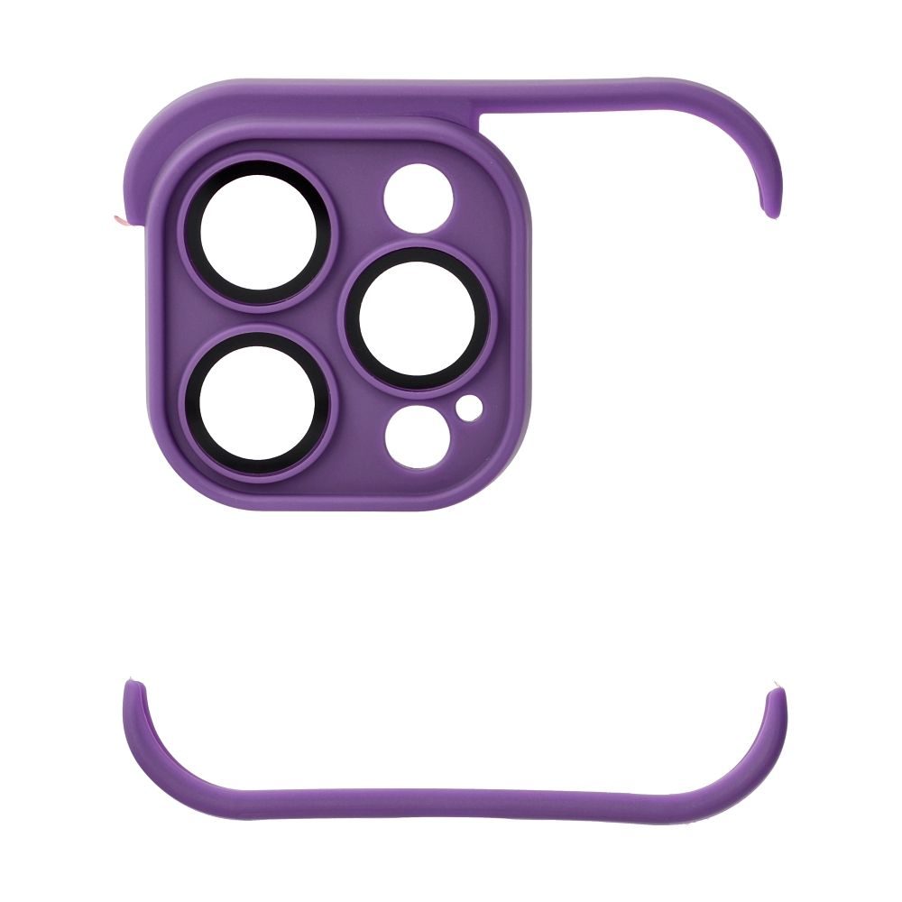 Apple iPhone 14 Pro Mini Bumpers tok kameravédelemmel (Sötétlila)