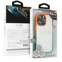 Apple iPhone 14 IDEAR W15 hátlap tok (Narancs-Menta)