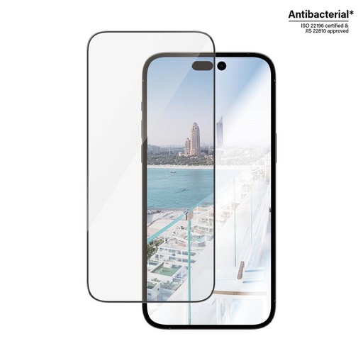 Apple iPhone 14 Pro Max PanzerGlass ultra wide fit tükröződésgátló prémium üvegfólia átlátszó