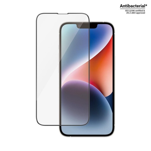 Apple iPhone 13 / 13 Pro / 14 / 16e PanzerGlass ultra wide fit prémium üvegfólia (Átlátszó)