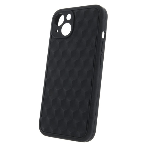 Xiaomi Redmi 10C 3D Cube hátlap tok (Fekete)