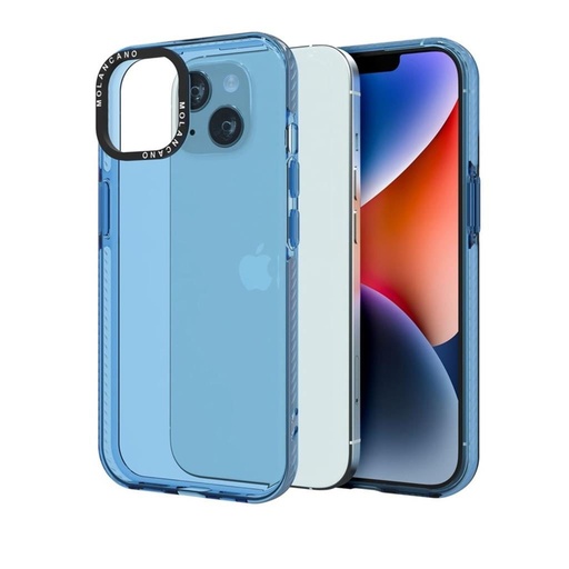Apple iPhone 13 MOLAN CANO rainbow TPU MAGSAFE hátlap tok (Kék)