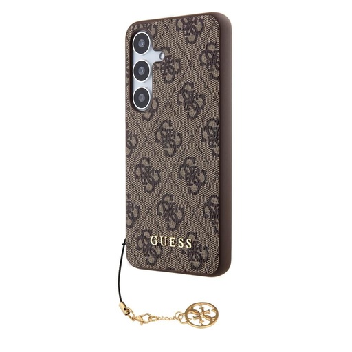 Samsung Galaxy S24 Guess 4G Charms tok (Barna) - GUHCS24SGF4GBR