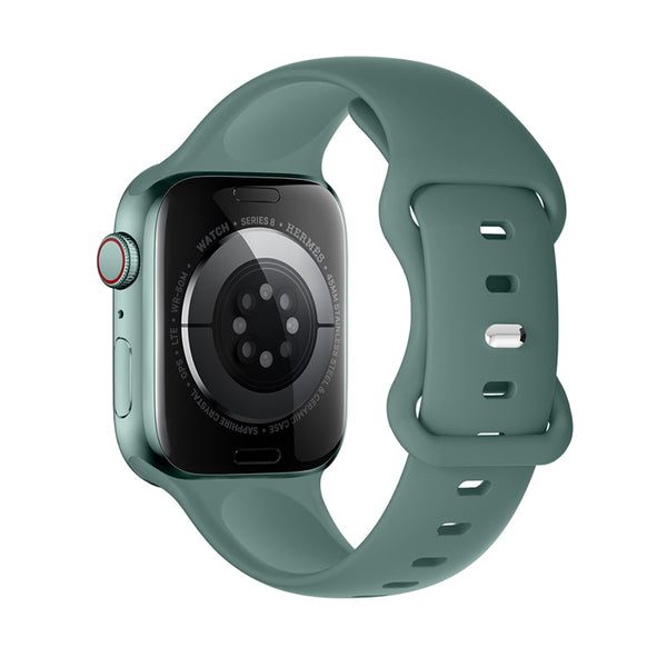 Apple Watch 38mm / Watch 40mm / Watch 41mm HOCO WA15 solid szíj fenyőzöld