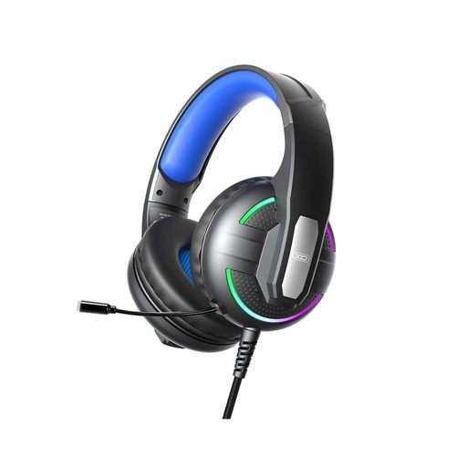 XO GE-09 gamer sztereo fejhalljató mikrofonnal fekete