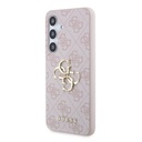 Samsung Galaxy S24+ Guess PU 4G Metal Logo tok (Rózsaszín) - GUHCS24M4GMGPI