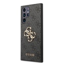 Samsung Galaxy S24 Ultra Guess PU 4G Metal Logo tok (Szürke) - GUHCS24L4GMGGR