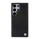 Samsung Galaxy S24 Ultra BMW Signature Leather tok – Metal Logo (Fekete) - BMHCS24L23RCGPK