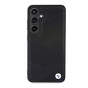 Samsung Galaxy S24 BMW Signature Leather tok – Metal Logo (Fekete) - BMHCS24S23RCGPK