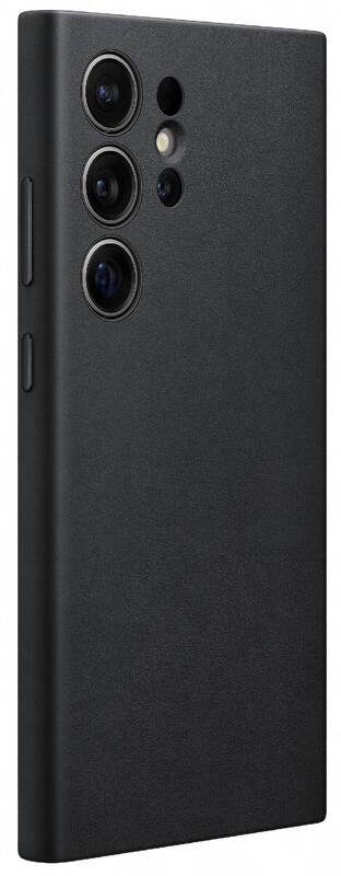 Samsung Galaxy S24 Ultra Leather tok (Fekete)
