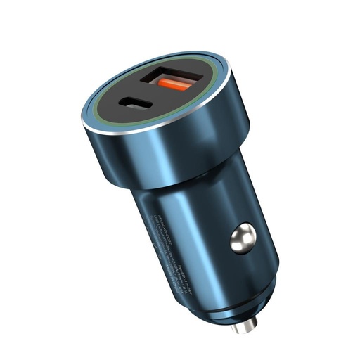 XO CC33 Autós töltő, 20W, QC3.0, PD3.0 kimenet kék