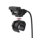 Hoco Z45 motorkerékpár töltő, egy USB 5V / 2.4A vízálló kimenet, levehető motorkerékpár kormányrögzítő szíjjal fekete