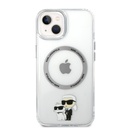 Apple iPhone 13 Karl Lagerfeld MagSafe Compatible IML Karl and Choupette NFT tok (Átlátszó) – KLHMP13MHNKCIT