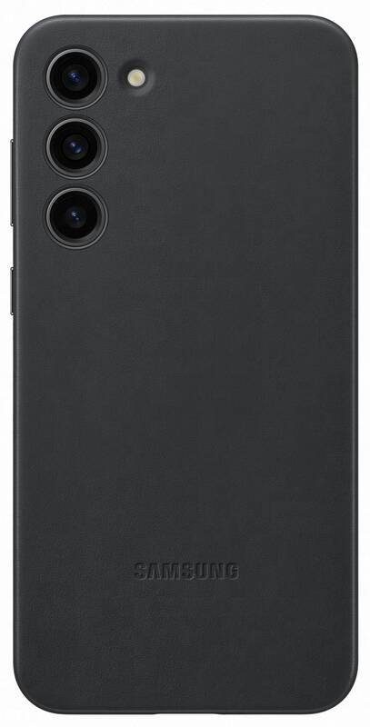 Samsung Galaxy S23+ Leather tok (Fekete)