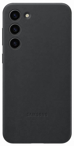 Samsung Galaxy S23+ Leather tok (Fekete)
