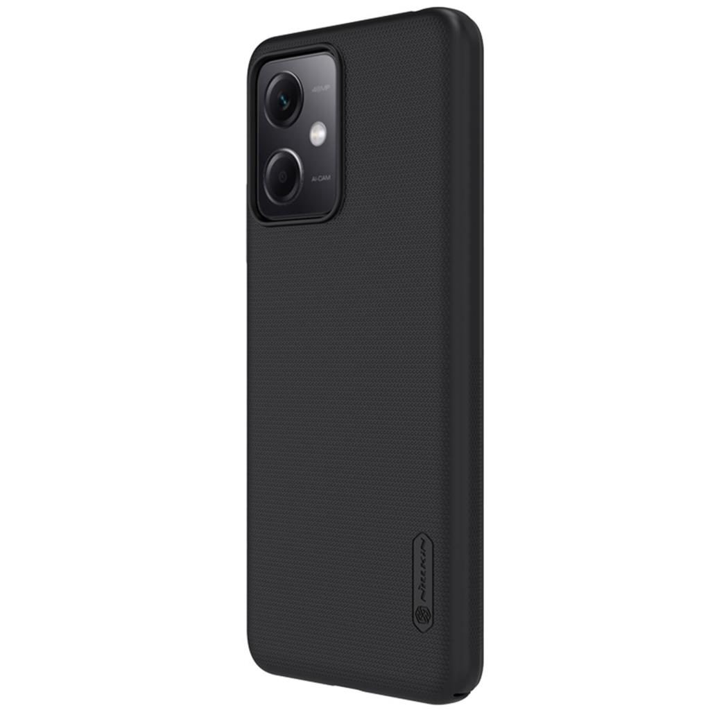 Xiaomi Redmi Note 12 5G / Poco X5 5G Nillkin Super Frosted shield hátlap tok (Fekete)