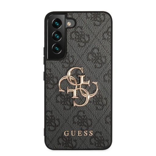Samsung Galaxy S23 Guess PU 4G Metal Logo tok (Szürke) - GUHCS23S4GMGGR