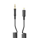 XO NB-R255A Lightning audio adapter (Fekete) – Lightning–3.5 mm