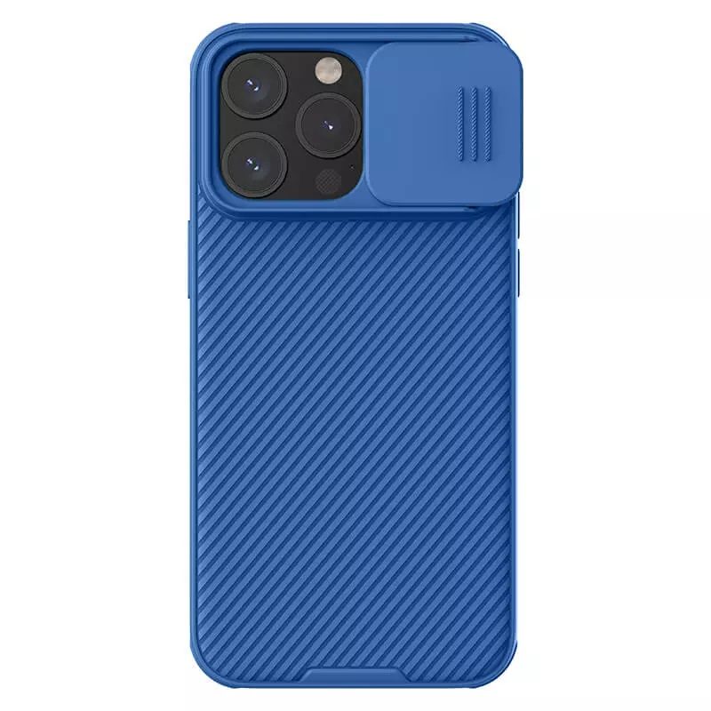 Apple iPhone 15 Pro Nillkin CamShield Pro MagSafe hátlap tok (kék)