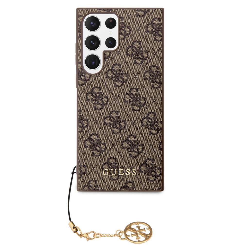 Samsung Galaxy S23 Ultra Guess 4G Charms tok (Barna) - GUHCS23LGF4GBR