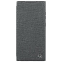 Samsung Galaxy S23 Ultra Nillkin Qin cloth pro kameravédős szövet notesz tok (Szürke)